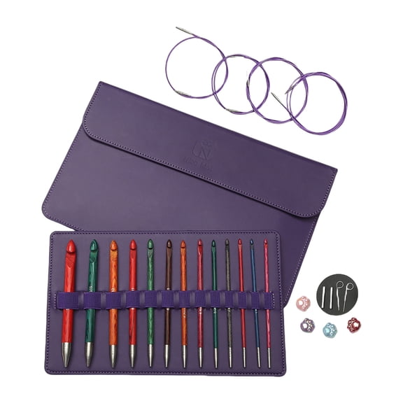 Gieenan Tunisian Crochet Hook Set Knitting Needle Interchangeable Crochet Hook Set