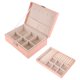 thumbnail image 1 of Caja de almacenamiento de joyas ANGGREK 2 capas Rosa multifuncional, 1 of 8