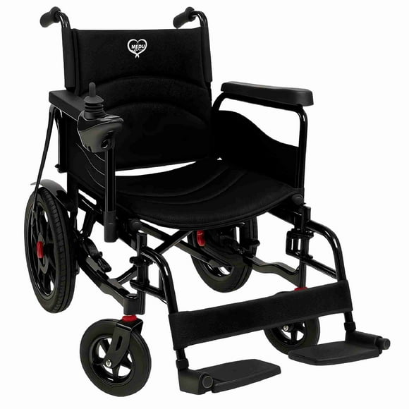Silla de Ruedas Eléctrica Ligera Medu Spark Plegable, Motor Silencioso y Ajustable