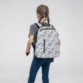 thumbnail image 5 of Naloa Indigo Tie Dye Print Lightweight DayBackpack Suitable for school, work, shopping, travel, etc., 5 of 5