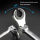 thumbnail image 4 of Llave De Extremo Abierto Con Trinquete, ángulo Ajustable, Cabeza Flexible 72T, 17 Mm, 8,5 Pulgadas, Llave De Extremo Abierto Con Trinquete De Doble Uso, Compacta Para Freno De, 4 of 7