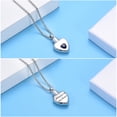 thumbnail image 5 of Heart Urn Necklace for Ashes Birthstones Cremation Jewelry for Ashes Heart Crystal Cremation Urn Necklace for Human Pet Ashes Holder, 5 of 8