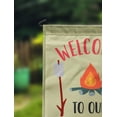 thumbnail image 2 of Printtoo Tan Welcome To Our Campsite Outdoor Camping Flags Personalized Outdoor GardenFlagsCamp Decor Accessory Double SidedFlags12.5x18 Inches, 2 of 4