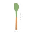 thumbnail image 5 of Raindrops 2pcs Wooden Handle Spatula Kitchen Utensil Heat Resistant Kitchen Spatulas for Baking, 5 of 8