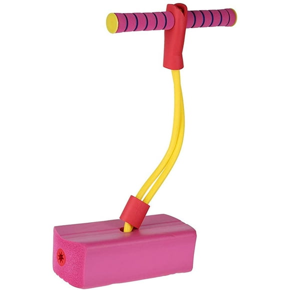 Pogo Stick for Kids, Pogo Jumper for Kids, Foam Pogo Jumper Learning Toys, Durable Foam and Bungee Jumper for Ages 3+