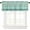 Teal, variant on Boho Valances for Windows Curtain Tribal Striped Vintage Rod Pocket Valance Window Treatments 1 Panel Bohemian Style Pattern Short Curtains for Kitchen Windows Bathroom Bedroom 54 x 18 inch