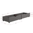 thumbnail image 3 of Donco PD-505BG Dual Underbed Drawers, Brushed Grey, 3 of 5