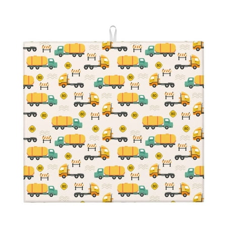 

Matuu Cars for Dish Drying Mat for Kitchen Counter for Kitchen and Dining Kitchen Counter Accessories 16 x18