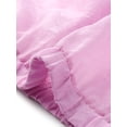 thumbnail image 5 of INSPIRE CHIC Sheer Bomber Jacket for Women's Zip Up Long Sleeve See Through Jackets XL Light Purple, 5 of 6