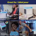 thumbnail image 4 of Arctic Air Chill Max Personal Space Cooler – Portable Evaporative Air Cooler with Hydro-Chill Technology, 4-Speed Control, Adjustable LED Night Light, 4 of 8