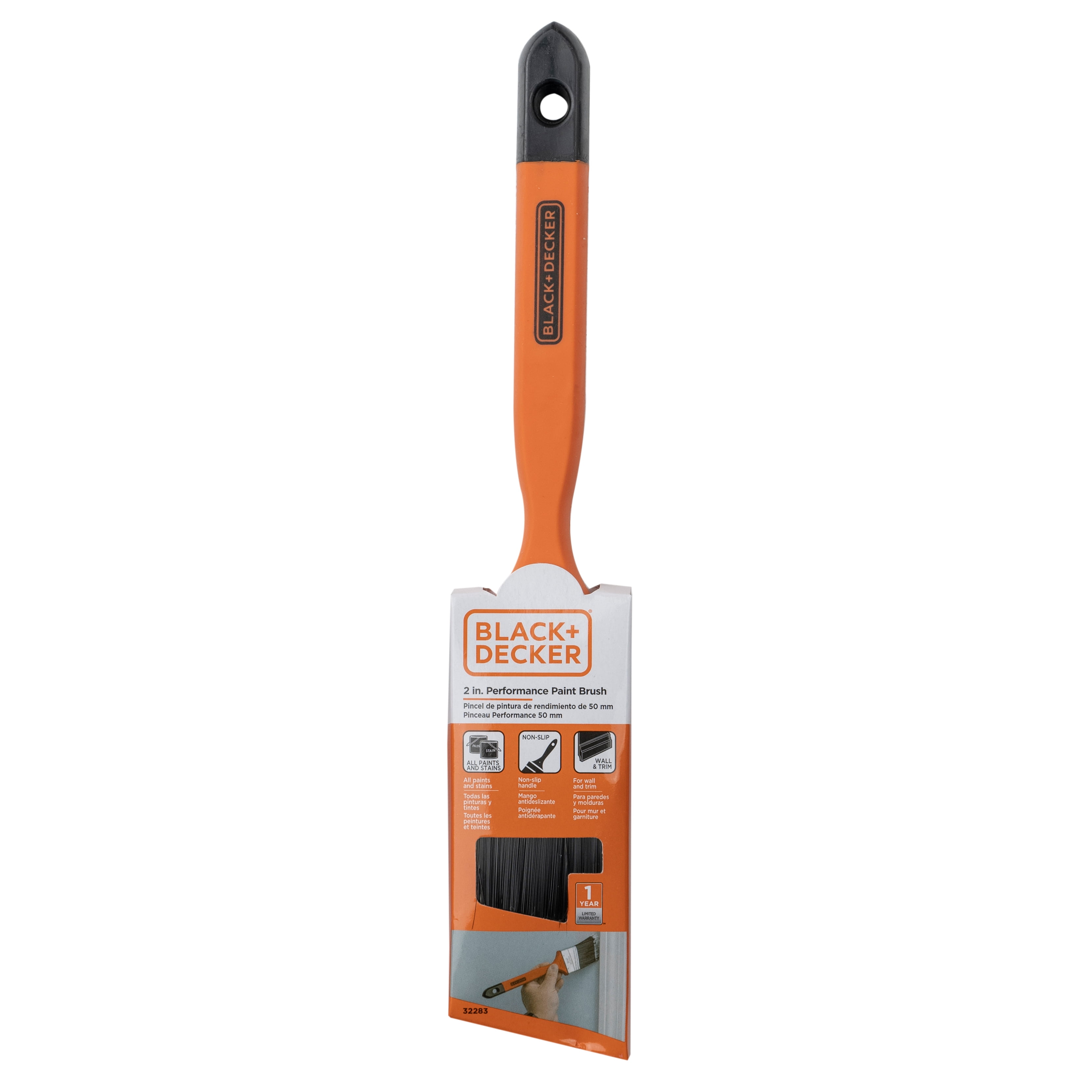 BLACK+DECKER 2" Performance TPR Angle Paint Brush