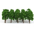 thumbnail image 3 of 40x Modelo de árbol de Plástico 1/150 Accesorios de Construcción de Arquitectura de Diorama Sunnimix Árbol verde 8cm, 3 of 8