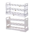 thumbnail image 4 of Dispensador de Caja de Almacenamiento de Huevos de Múltiples Capas Blanco transparente, 4 of 9