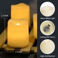 thumbnail image 5 of Tattom Flameless Candles 24 Pack,Tea Lights Candles Battery Operated ,Electric Fake Candles Led, 200+Hour LED Tea Lights Battery in Warm White for Weddings, Parties, Holidays, 5 of 8