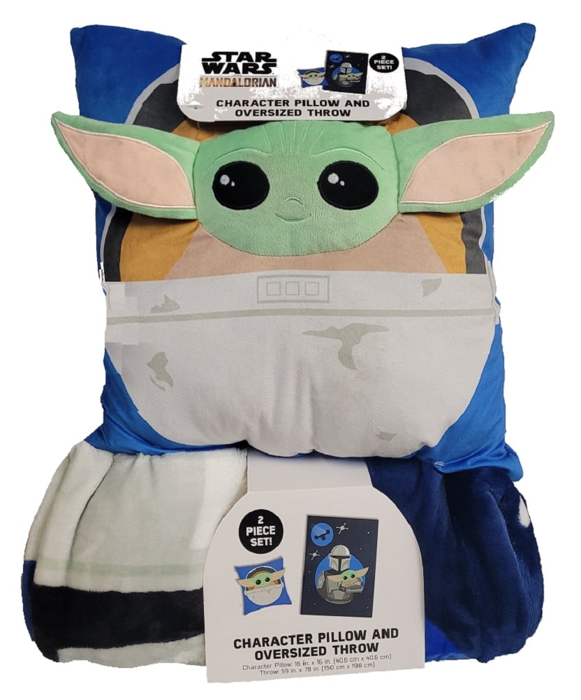 Disney Throw Blanket Baby Yoda Child Star Wars The Big One Oversized 5x6 Ft 