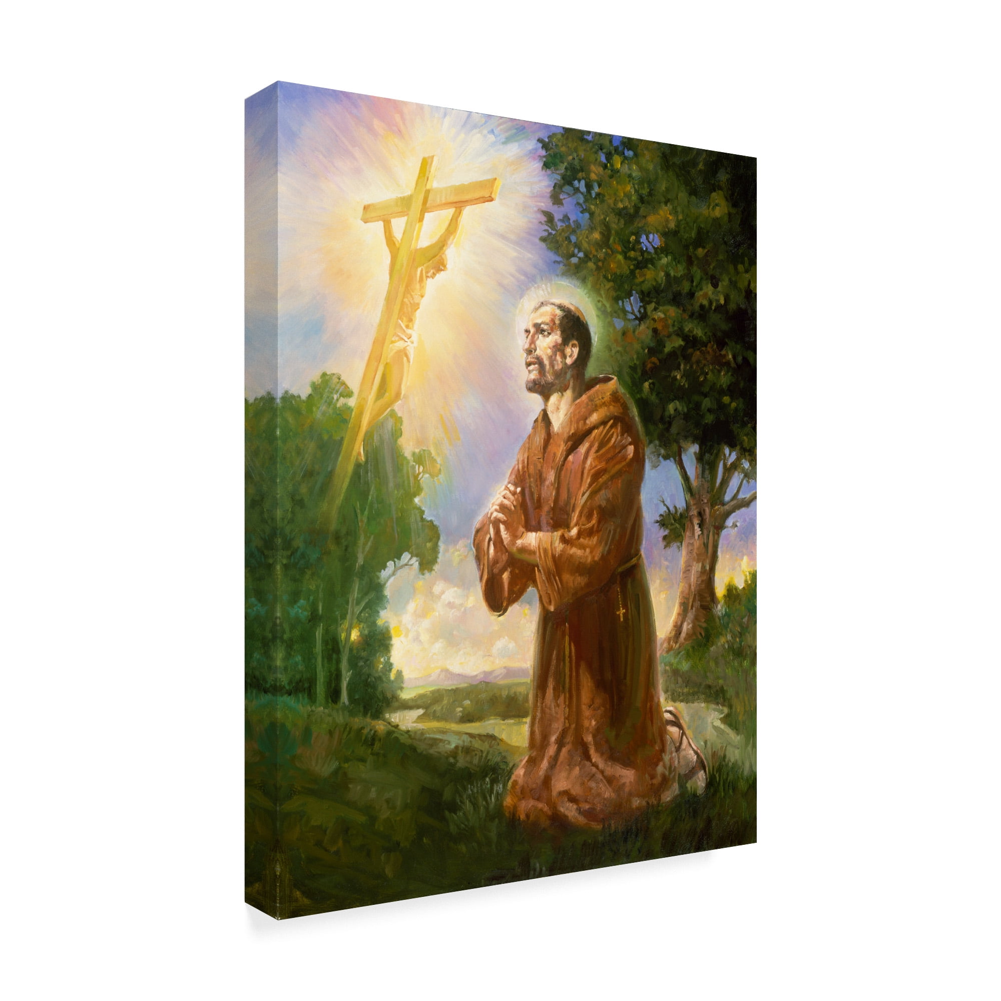 Trademark Fine Art 'Saint Francis Of Assisi' Canvas Art by Hal Frenck