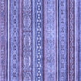 thumbnail image 1 of Ahgly Company Indoor Square Abstract Blue Modern Area Rugs, 6' Square, 1 of 4