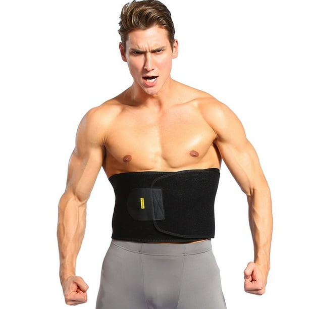 HURRISE Men Waist Trimmer Belt - Premium Stomach Fat Burner Wrap