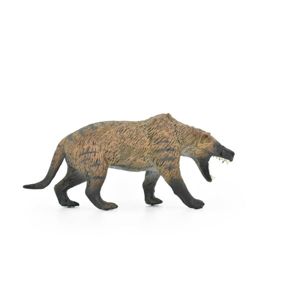 Tasmanian Tiger Toy, Thylacine, Museum Quality Rubber Figure, Model, Educational, Animal, Hand Painted, Figurines 7" CH113 BB93
