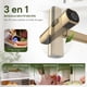 thumbnail image 3 of Grifo de cocina en cascada con rociador extraíble, grifo de cocina de oro cepillado con rociador 3 modos, sus304 acero inoxidable 360 ° giratorio grifo de fregadero de cocina, 3 of 7