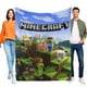 thumbnail image 1 of Minecraft - Minecraft anti-pilling, suave, ligera, esponjosa y acogedora de lujo para hogar y cocina – Perfecta para niños y adultos,100X80cm, 1 of 6