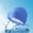 Blue, variant on One pack of adult competition PU swim caps, elastic and soft for comfort, ideal for swimming, beach, pool, or water play