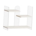 thumbnail image 2 of Estante para tazas de MDF acrílico, estante de exhibición para estación de café con estantes multicapa y Piso blanco, 2 of 9