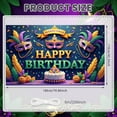 thumbnail image 2 of Colorful Banner Masquerade Mask Birthday Party Display Feather Decor Star Pattern Masquerade Backdrop for Birthday Party Masquerade Ball Photo Shoot, 2 of 9