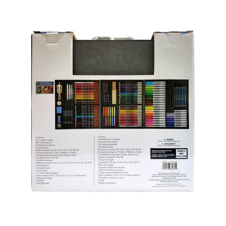 101 Piece Deluxe Easel Art Set by Artist's Loft™ Necessities