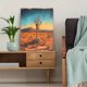 thumbnail image 5 of Qisvanset 12x16 Inch 2D Flat Framed Canvas Art, Vintage Midwestern Cactus Western Rustic Home Wall Art Decor, 5 of 5
