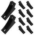 thumbnail image 3 of Boat Shaped Non Slip Furniture Pads 10pcs Plastic Chair Leg Protectors for Floor Scratch & Noise Reduction, Suitable for Office Chairs with Iron, 3 of 4