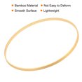 thumbnail image 4 of Uxcell 10 Inch 12 Inch Wooden Bamboo Floral Hoop Rings 8Pcs in 1 Set, 4 of 5