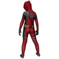 thumbnail image 3 of Deadpool Bodysuit, Performance Suit Jumpsuit Tight Pants Stage Set Costume for Men Full Set (Red) Size: 140, 3 of 6