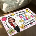 thumbnail image 3 of Teacher Welcome Classroom Door Mat with Crayon Design Back To School Entrance Floor Rug for Educational, 3 of 5