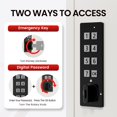thumbnail image 4 of Key Lock Box Grimtron Electronic Beige con soporte de pared para 40 llaves, 4 of 7