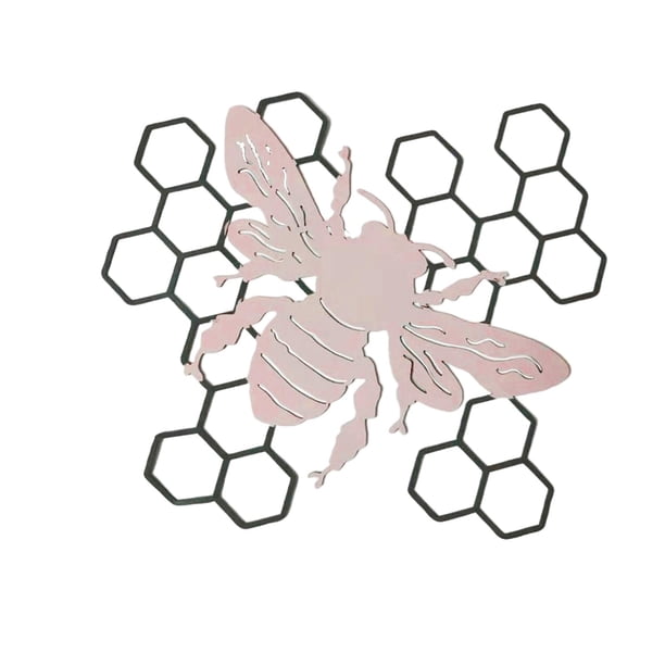 Colgante de adorno de colmena de de jardín, decoración portátil, decoración de , decoración de jardín, decoración de pared, artesanía de Rosa Sunnimix Decoraciones de colmena de abejas