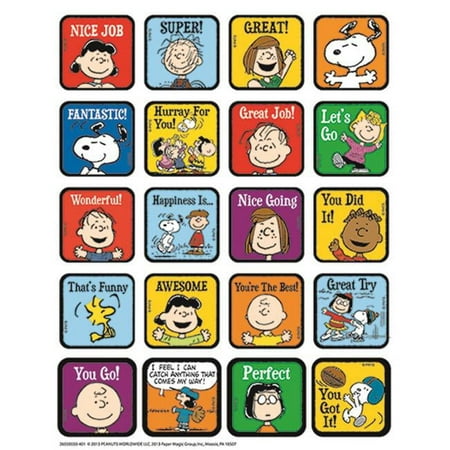 UPC: 0073168265505 | PEANUTS MOTIVATIONAL THEME STICKERS