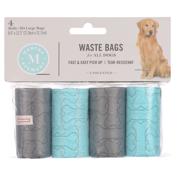 Martha Stewart Waste bags -60 Bags / 4 Rolls