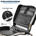 thumbnail image 4 of FORMRS Zipper Binder with Shoulder Strap 2-inch Ring 500 Sheet Capacity File Bag, Halloween Pumpkin Field, 4 of 5