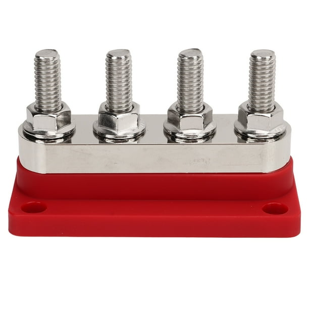 Power Distribution Blocks, 1248V 600A High Current Terminal Distribution Blocks, 4 Way Battery
