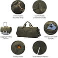 thumbnail image 3 of Petit Sac de Sport pour Femmes avec Compartiment pour Chaussures à Poche Mouillée Sac de Voyage Fourre-Tout Sac de Cabine Sac de Nuit Sac de Fin de Semaine pour Femmes, 3 of 5