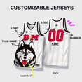 thumbnail image 3 of Camisetas de baloncesto BASKETMAN para hombre, con estampado de animales por sublimación completa, personalizables, con nombre del equipo, número y logotipo, chándales para hombre, 3 of 5