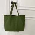 thumbnail image 4 of Alkepwun Handbags for Women Casual Solid-Color Minimalist Canvas Bag Large Capacity Versatile Retro Tote Bags for Daily Commutes Travel, 4 of 6