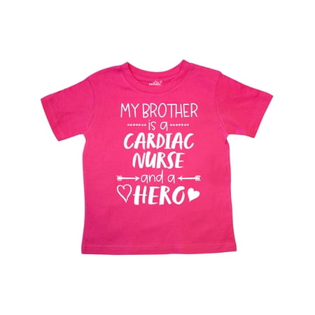 

Inktastic My Brother is a Cardiac Nurse and a Hero Gift Toddler Boy or Toddler Girl T-Shirt