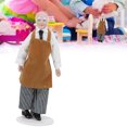 thumbnail image 1 of Muñeca De Porcelana En Miniatura, Modelo De Muñeca Ornamentada, Chef, Sirviente, Accesorio Para Casa De Muñecas, Juguete De Cerámica A Escala 12 Para Decoración De Casa De, 1 of 7