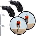 thumbnail image 1 of Espejo de bicicleta, HD 360° Manillar ajustable Espejo convexo Espejo de bicicleta para bicicleta de carretera de montaña Motocicleta (2 piezas) JAMW Sencillez, 1 of 5
