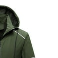 thumbnail image 3 of Fesfesfes Mens Fleece Jacket Detachable Cap Waterproof, Dirt-proof, Wind-proof, Tear-resistant Zipper Casual Warm Jacket, 3 of 3
