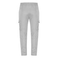 thumbnail image 7 of GA WEIHUA Cargo Pants for Men Loose Straight Sweatpants Athletic Joggers Sweatpants Ripstop Tactical Pants Lightweight Work Hiking Pant with Multi Pockets ,Gray,M, 7 of 7