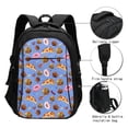 thumbnail image 3 of Easygdp Fastfoods Mochila para Laptop de Viaje con Puerto USB, Mochila para Laptop con Puerto de Carga USB para Mujeres y Hombres, 3 of 7
