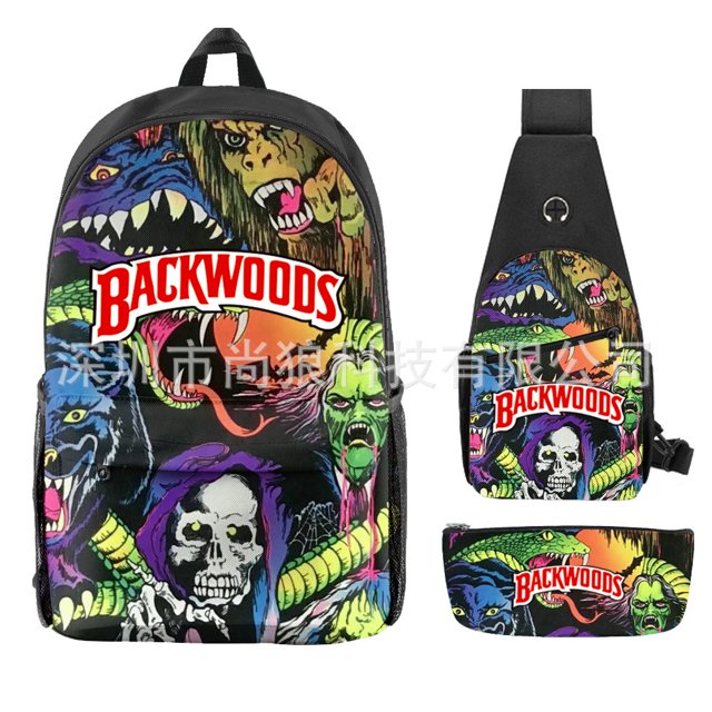 Student School Bag, BACKWOODS Backpack, Large Capacity Waterproof Backpack-Youyoupin